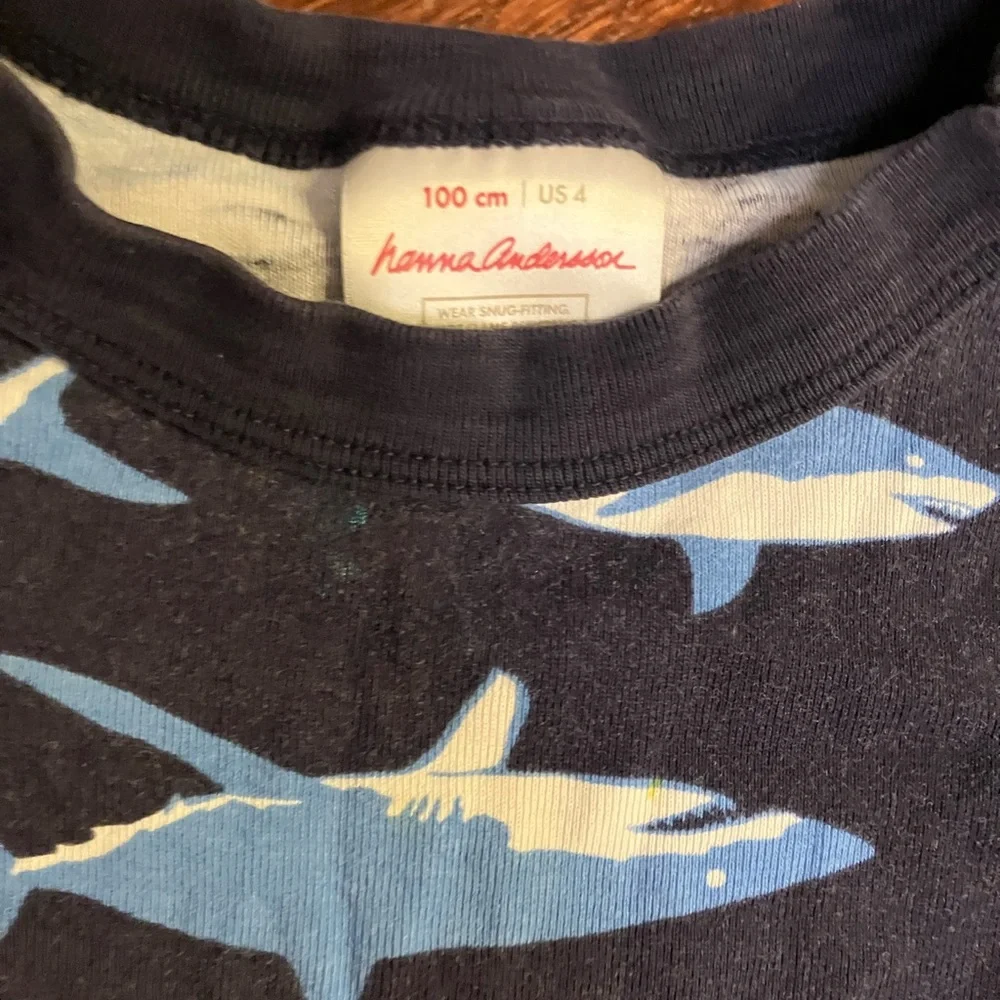 Hanna Andersson Shark Pajamas Imperfect